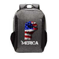 Merica Freedom Fist Vector Backpack