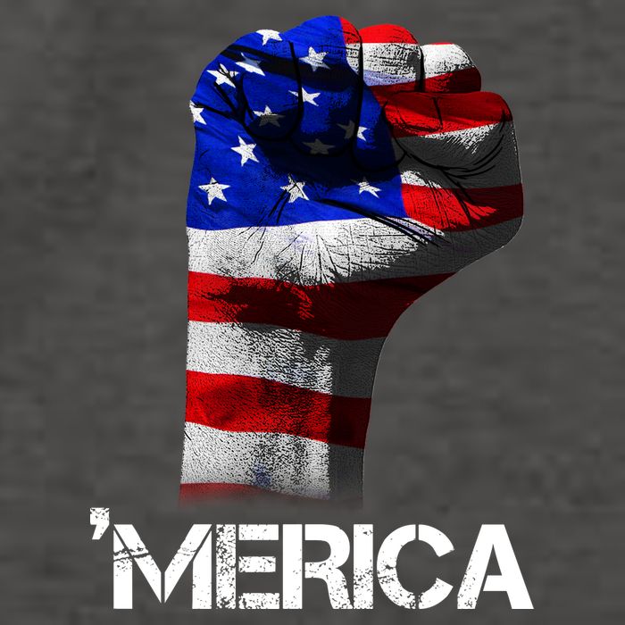 Merica Freedom Fist Vector Backpack
