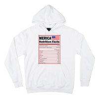 Merica Nutrition Facts Hoodie