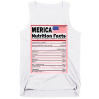 Merica Nutrition Facts Tank Top