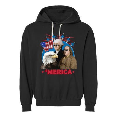 Merica Patriotic Party Garment-Dyed Fleece Hoodie