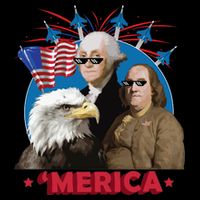 Merica Patriotic Party City Backpack