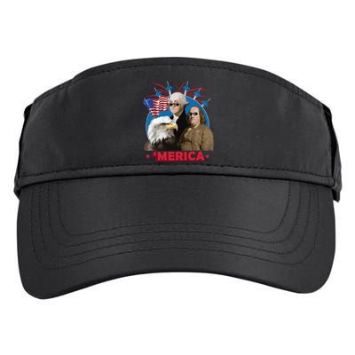 Merica Patriotic Party Adult Drive Performance Visor