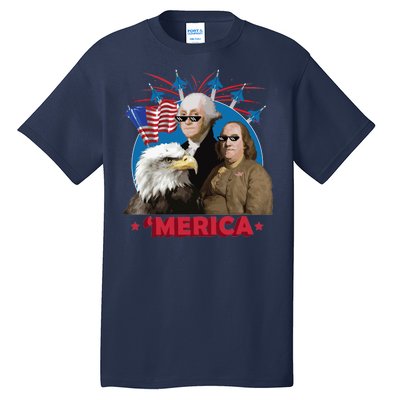 Merica Patriotic Party Tall T-Shirt