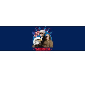 Merica Patriotic Party Bumper Sticker