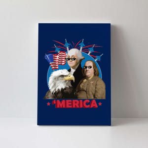 Merica Patriotic Party Canvas