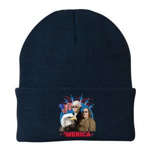 Merica Patriotic Party Knit Cap Winter Beanie