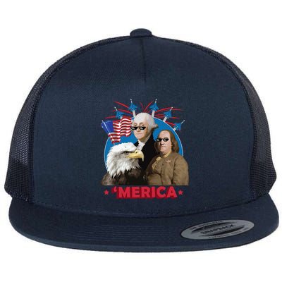 Merica Patriotic Party Flatbill Hat