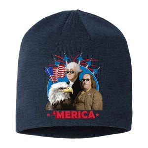 Merica Patriotic Party Sustainable Beanie