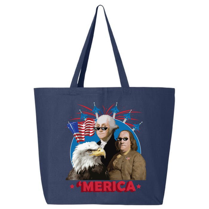 Merica Patriotic Party 25L Jumbo Tote