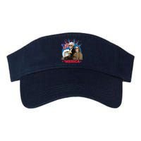 Merica Patriotic Party Valucap Bio-Washed Visor