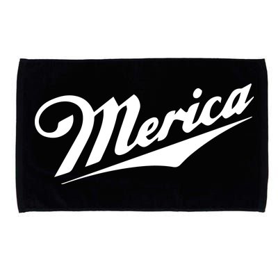 Merica Simple Logo Microfiber Hand Towel