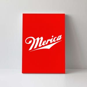 Merica Simple Logo Canvas