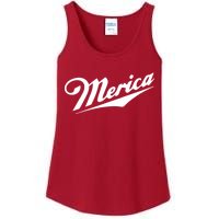 Merica Simple Logo Ladies Essential Tank