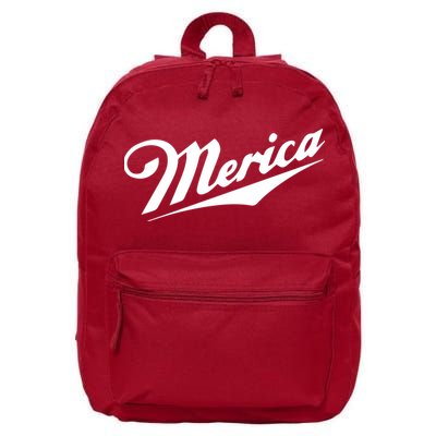 Merica Simple Logo 16 in Basic Backpack