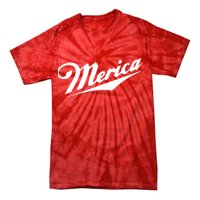 Merica Simple Logo Tie-Dye T-Shirt