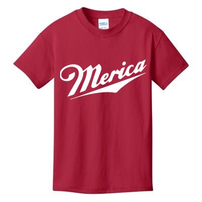 Merica Simple Logo Kids T-Shirt