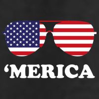 Merica Sun Glasses Shades USA Flag Trucker Hat