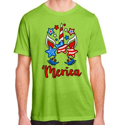 'Merica Unicorn Adult ChromaSoft Performance T-Shirt