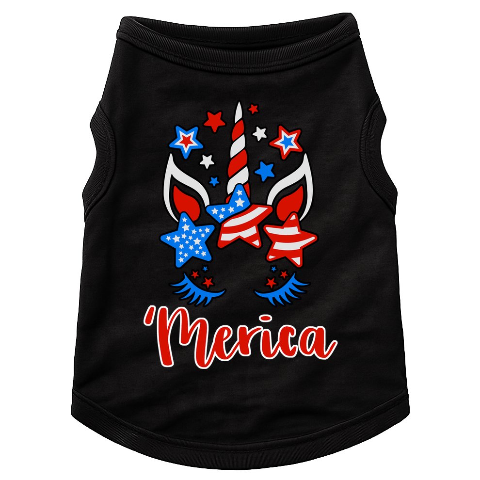 'Merica Unicorn Doggie Tank