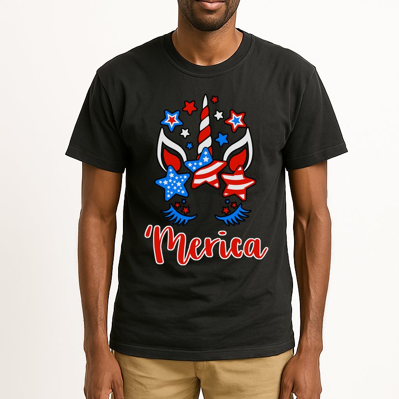 'Merica Unicorn Tall T-Shirt