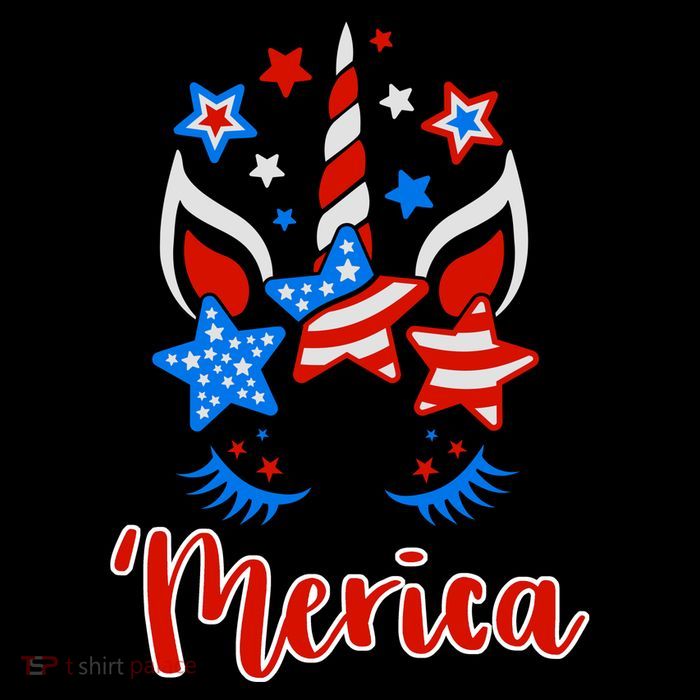 'Merica Unicorn Button
