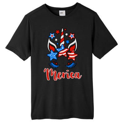 'Merica Unicorn Tall Fusion ChromaSoft Performance T-Shirt