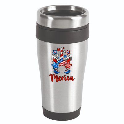 'Merica Unicorn 16oz Travel Tumbler