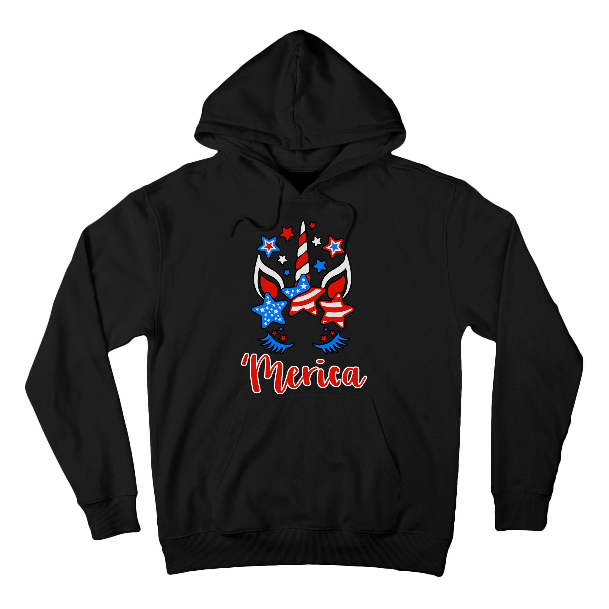 'Merica Unicorn Tall Hoodie