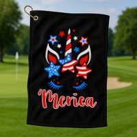 'Merica Unicorn Golf Towel