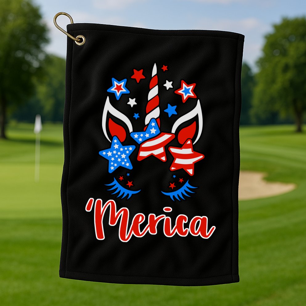 'Merica Unicorn Golf Towel