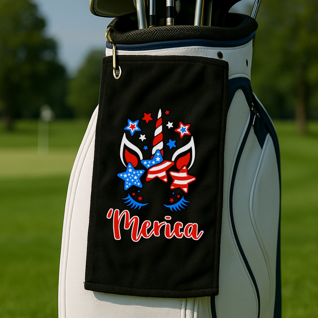 'Merica Unicorn Golf Towel