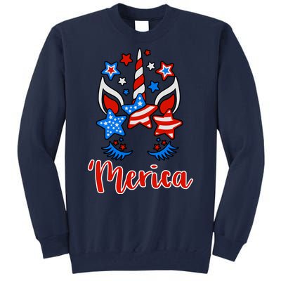 'Merica Unicorn Tall Sweatshirt