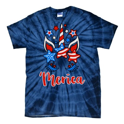 'Merica Unicorn Tie-Dye T-Shirt