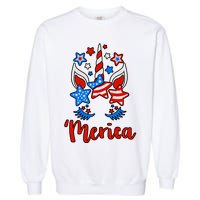 'Merica Unicorn Garment-Dyed Sweatshirt