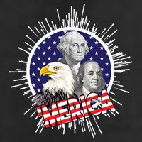 Merica US Presidents Bald Eagle USA Flag Adult Drive Performance Visor