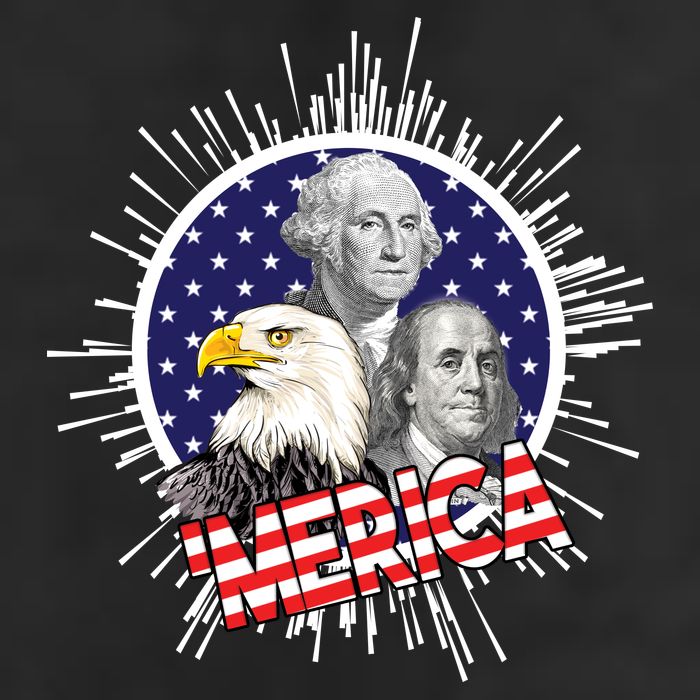 Merica US Presidents Bald Eagle USA Flag Adult Drive Performance Visor