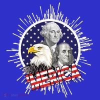 Merica US Presidents Bald Eagle USA Flag T-Shirt