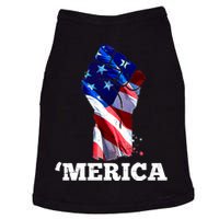 Merica USA American Flag Fist Doggie Tank