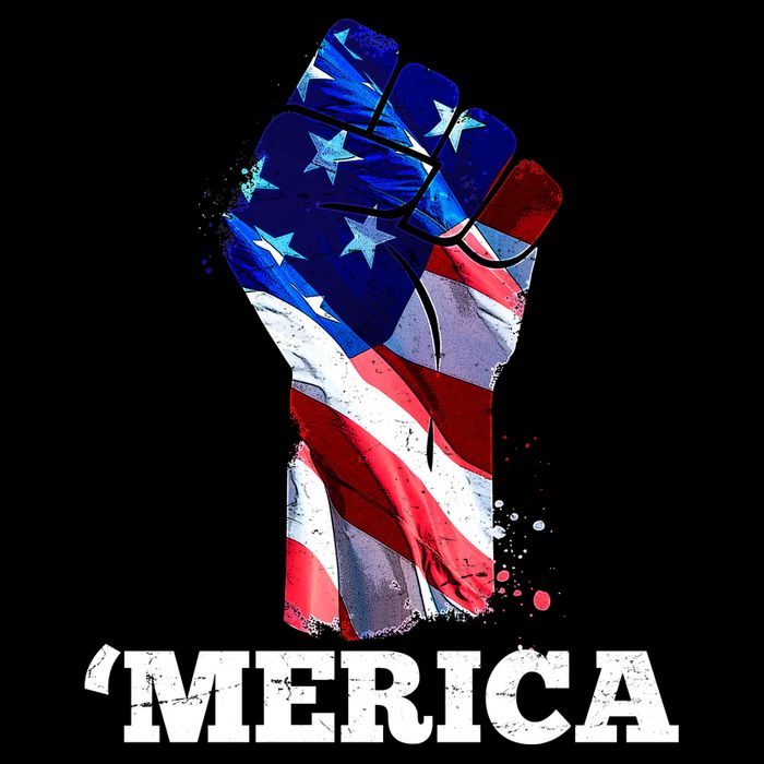 Merica USA American Flag Fist Impact Tech Backpack