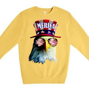 Merica USA Eagle Premium Crewneck Sweatshirt