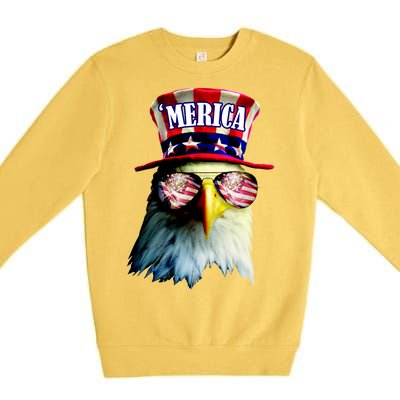 Merica USA Eagle Premium Crewneck Sweatshirt