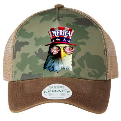 Merica USA Eagle Legacy Tie Dye Trucker Hat