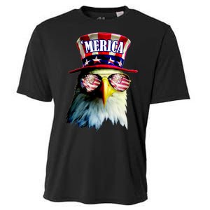 Merica USA Eagle Cooling Performance Crew T-Shirt