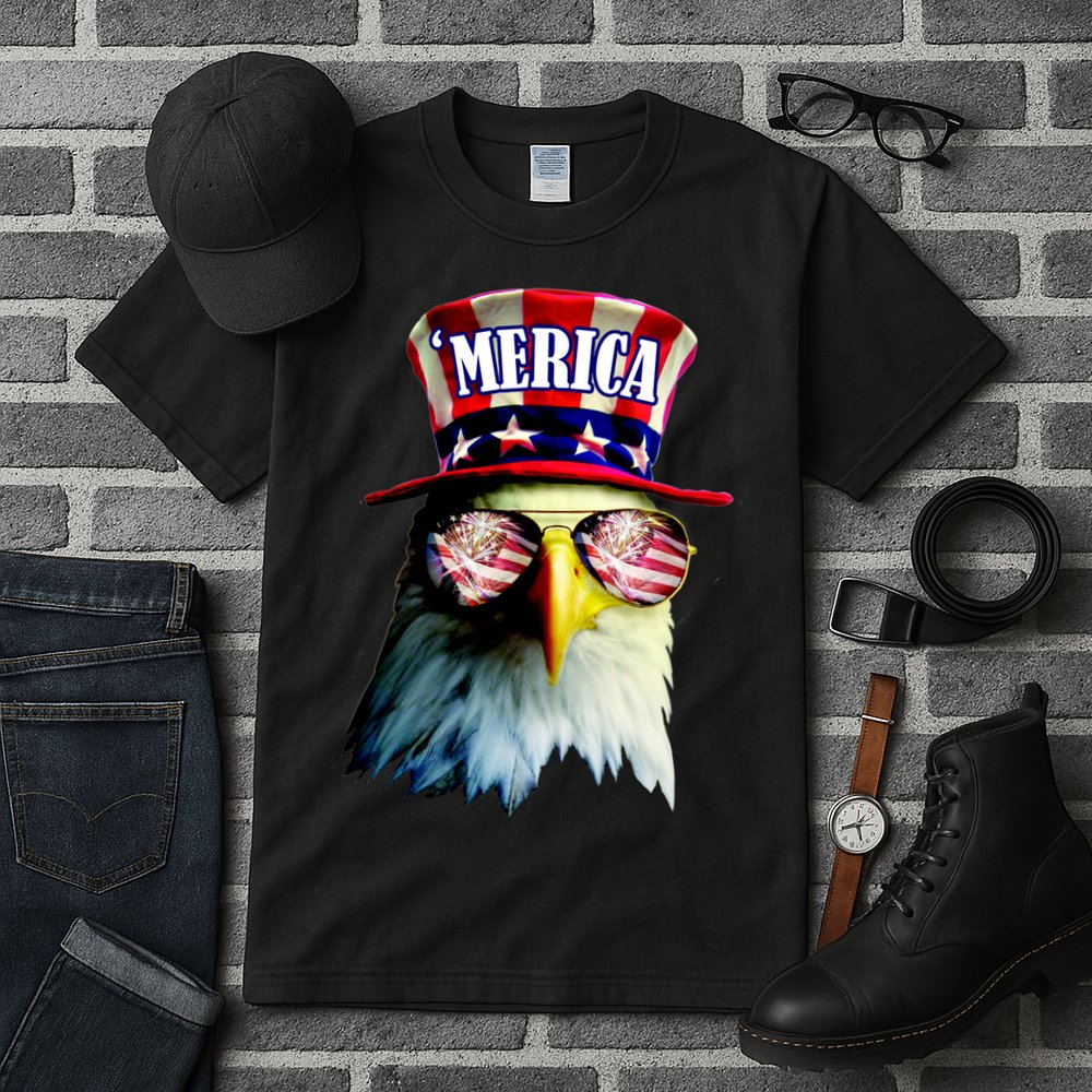 Merica USA Eagle Tall T-Shirt