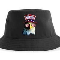 Merica USA Eagle Sustainable Bucket Hat