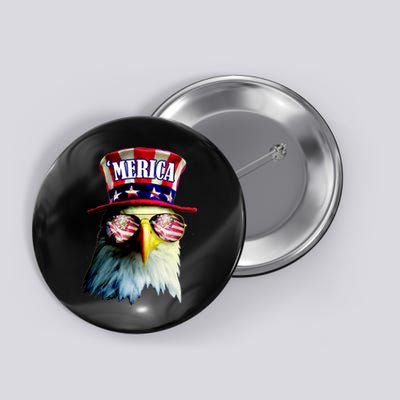 Merica USA Eagle Button