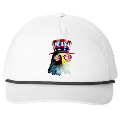 Merica USA Eagle Snapback Five-Panel Rope Hat