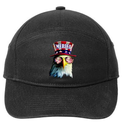 Merica USA Eagle 7-Panel Snapback Hat