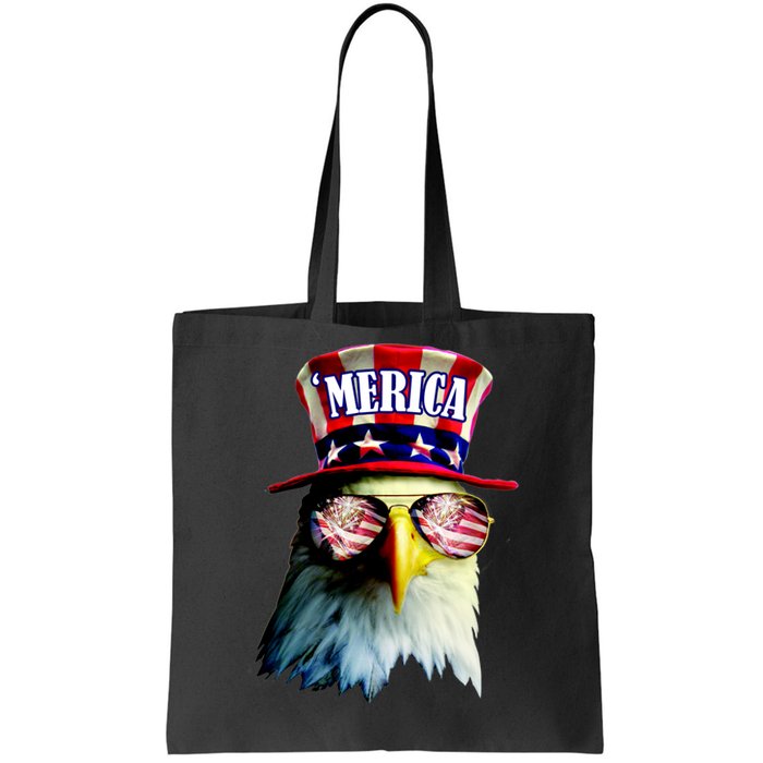 Merica USA Eagle Tote Bag